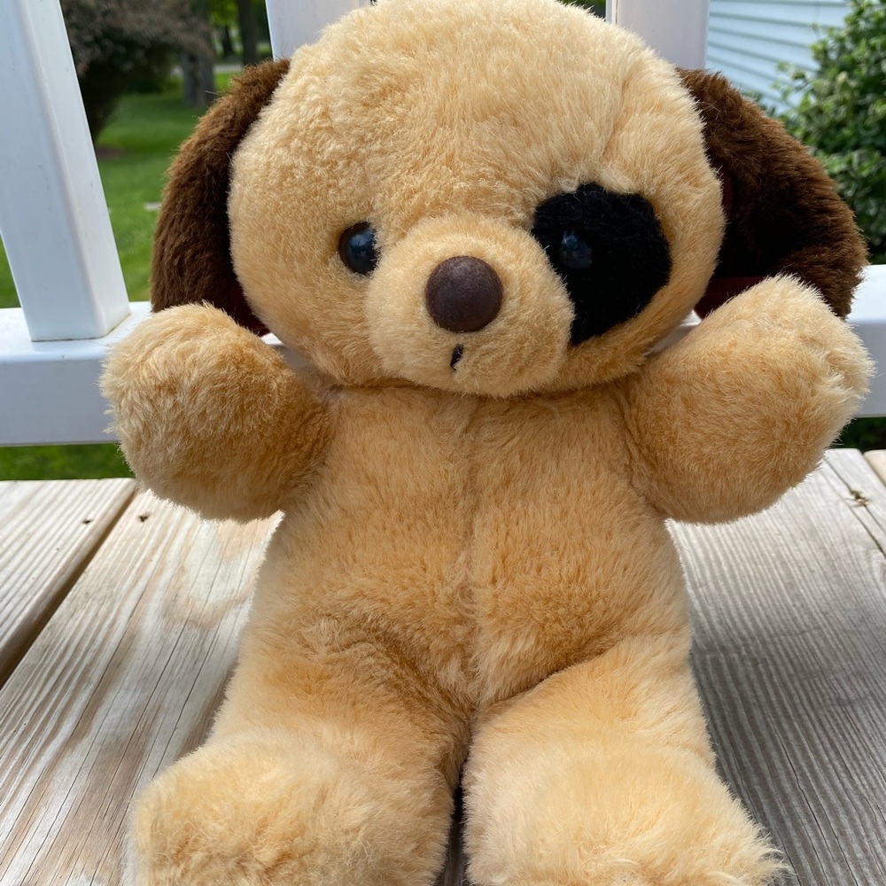 Vintage 1988 Fairview Plush Stuffed Animal Puppy .